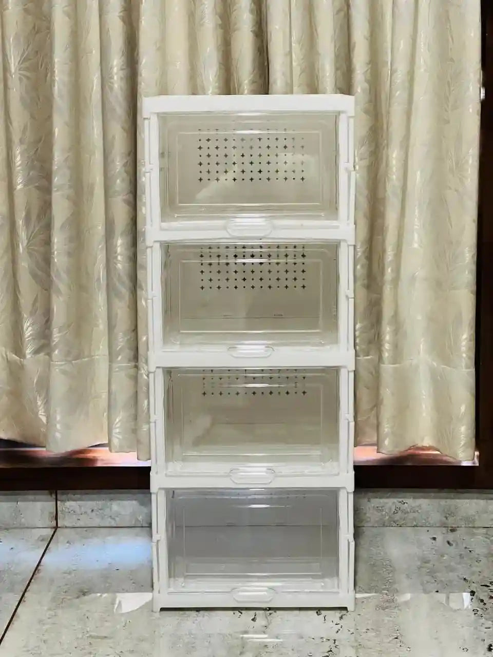 StepNest™ Smart Foldable Compact 4 Layer Shoe Rack