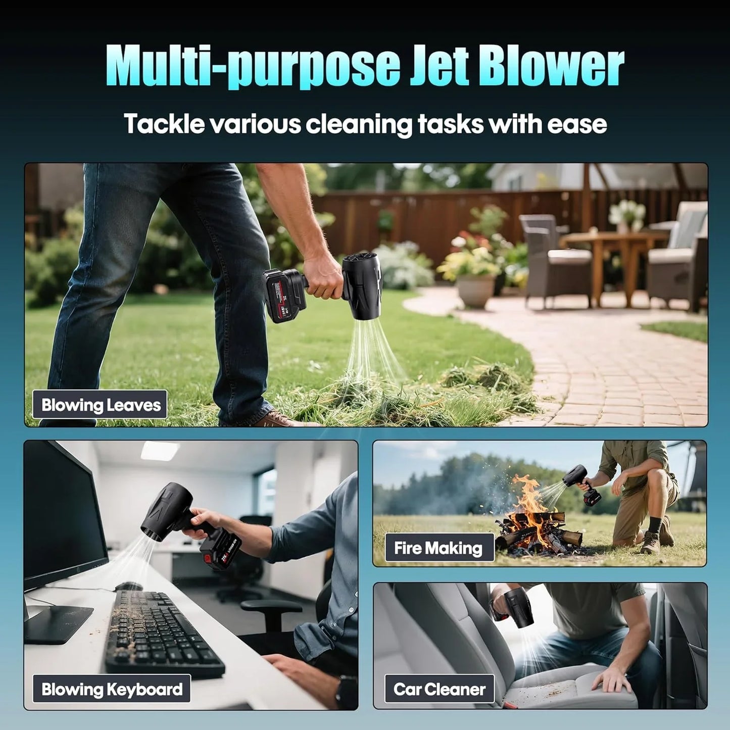 JetBlast™ Xpress Pro Turbo Portable Blower 2025 - ElzyNow