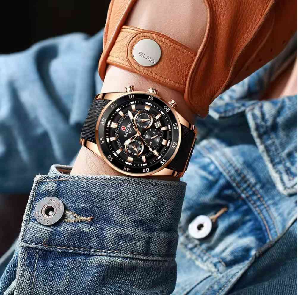 NEWReward Waterproof Sports Military Chronograph™ Pro Quartz WristWatch