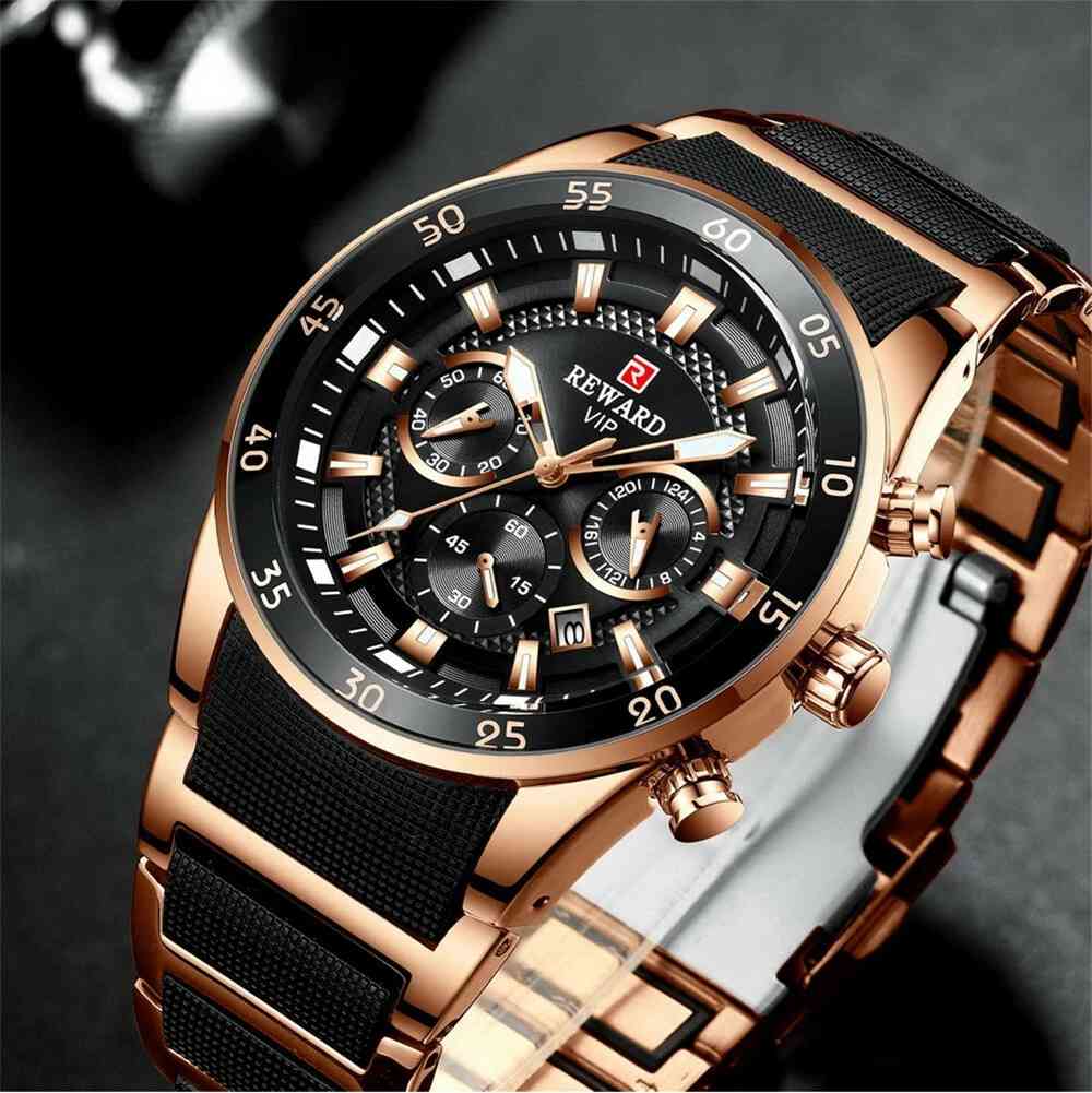 NEWReward Waterproof Sports Military Chronograph™ Pro Quartz WristWatch