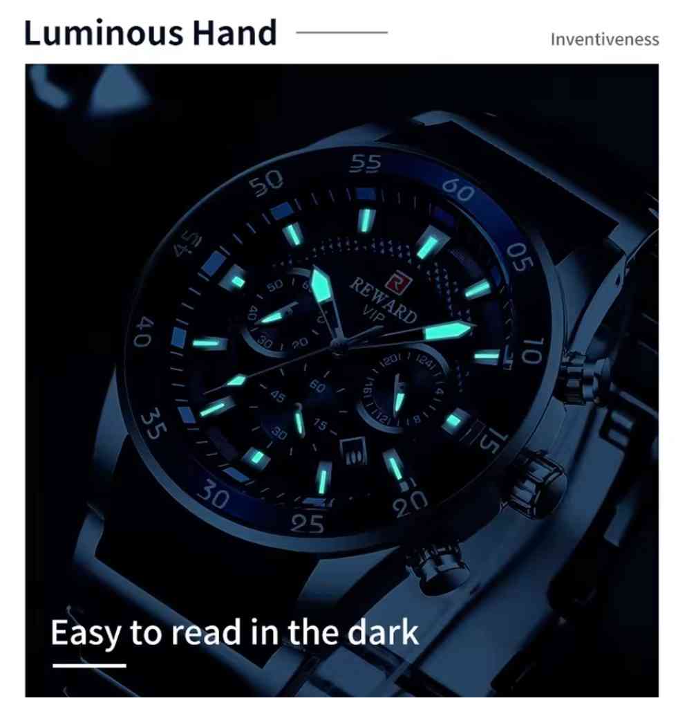 NEWReward Waterproof Sports Military Chronograph™ Pro Quartz WristWatch
