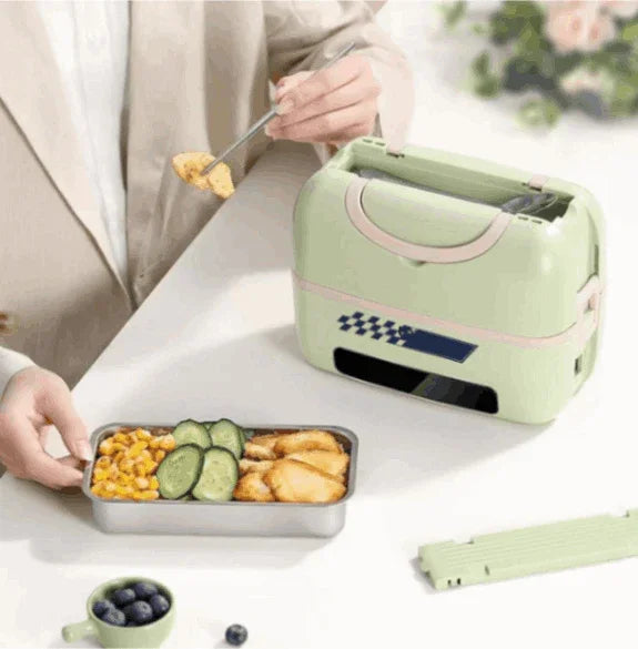 2 IN 1 Electric Lunch Box with Heating Food Technology - ElzyNow