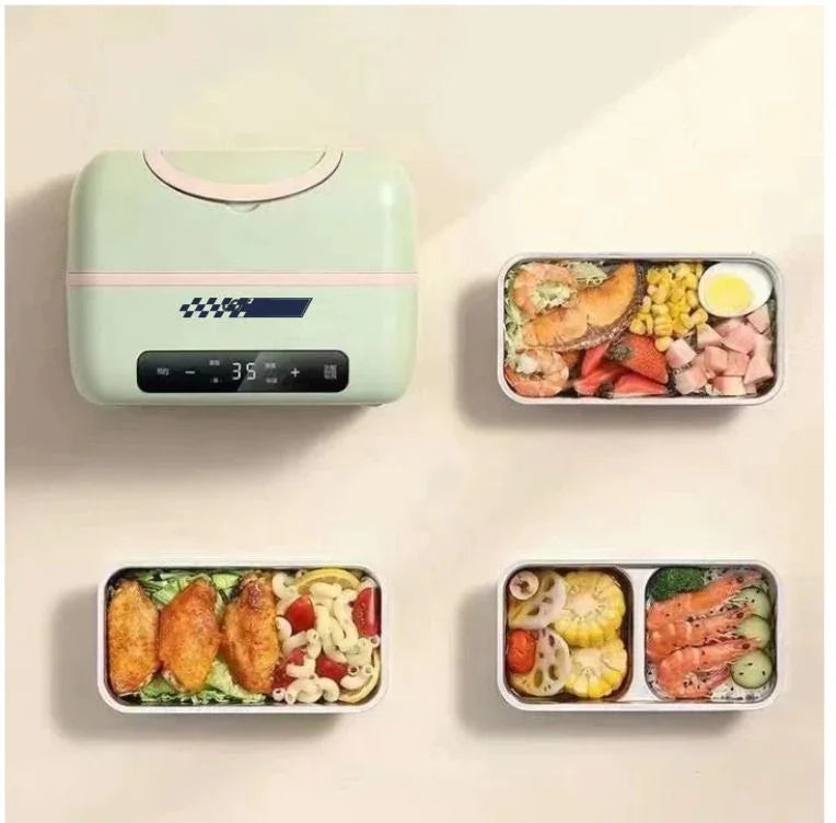 2 IN 1 Electric Lunch Box with Heating Food Technology - ElzyNow