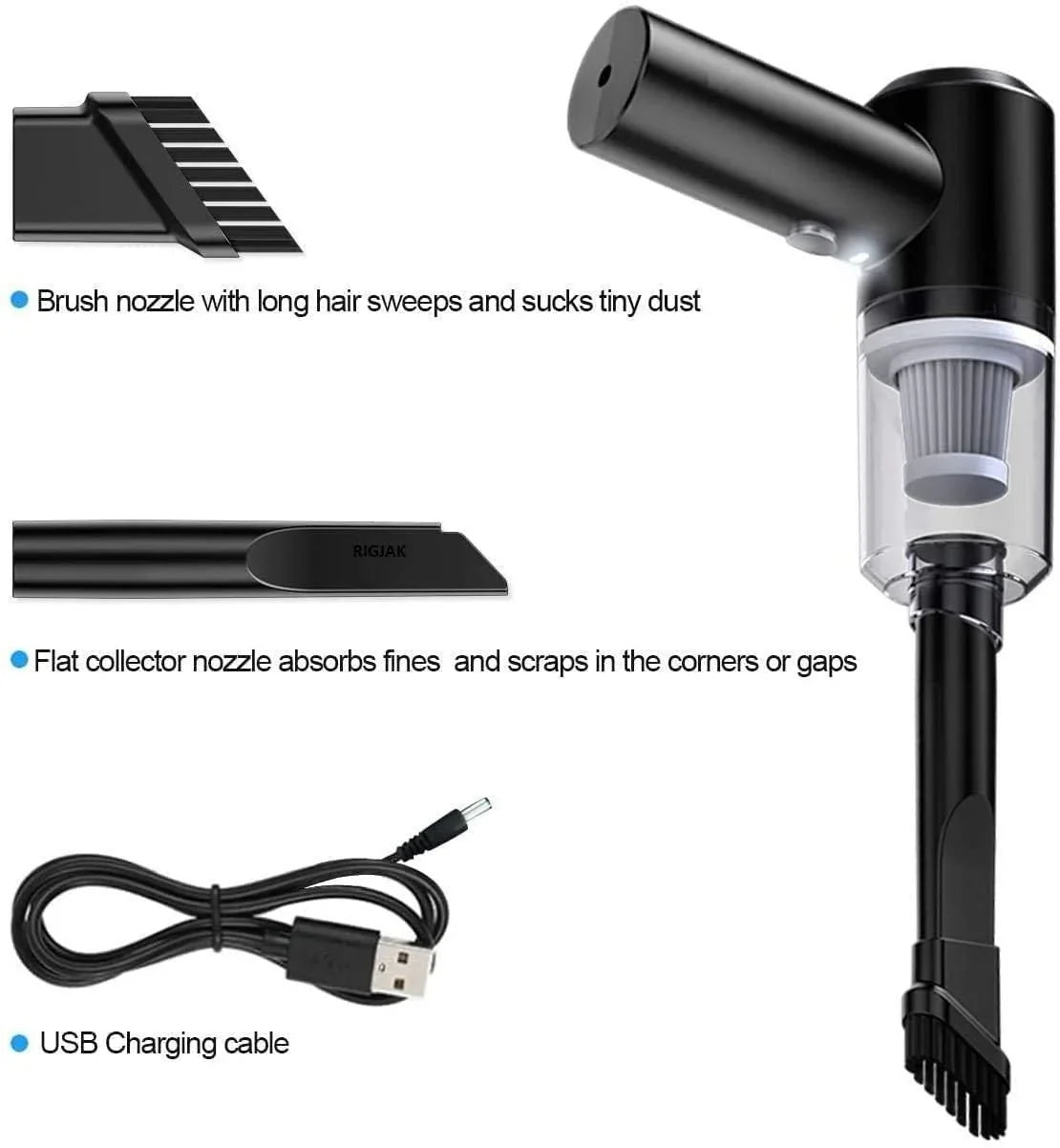New JetBlaze™ Xpress Pro Turbo Portable Blower & Vacuum KIT - ElzyNow