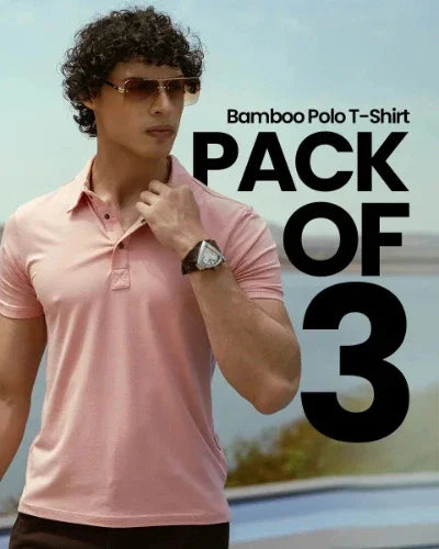 STARLOOM™ Men's Polo T-shirts - Pack of 3 - ElzyNow