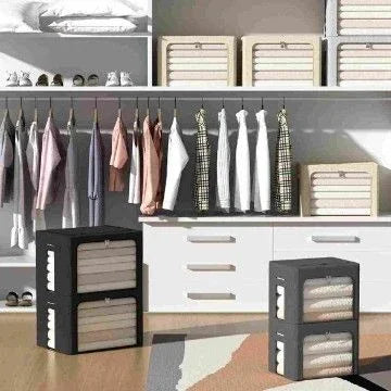 HomTrend™ Premium Shirt & Garment Closet Organiser ( PACK OF 8 ) - ElzyNow