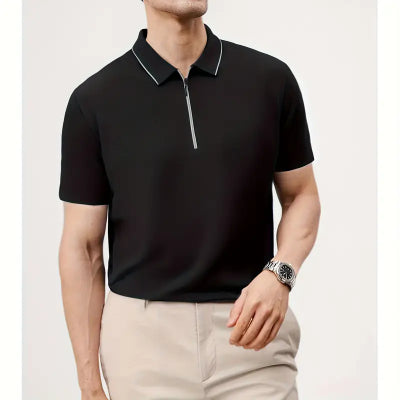 Golf|Casual Men's T-shirts with Zipper - Pack of 3